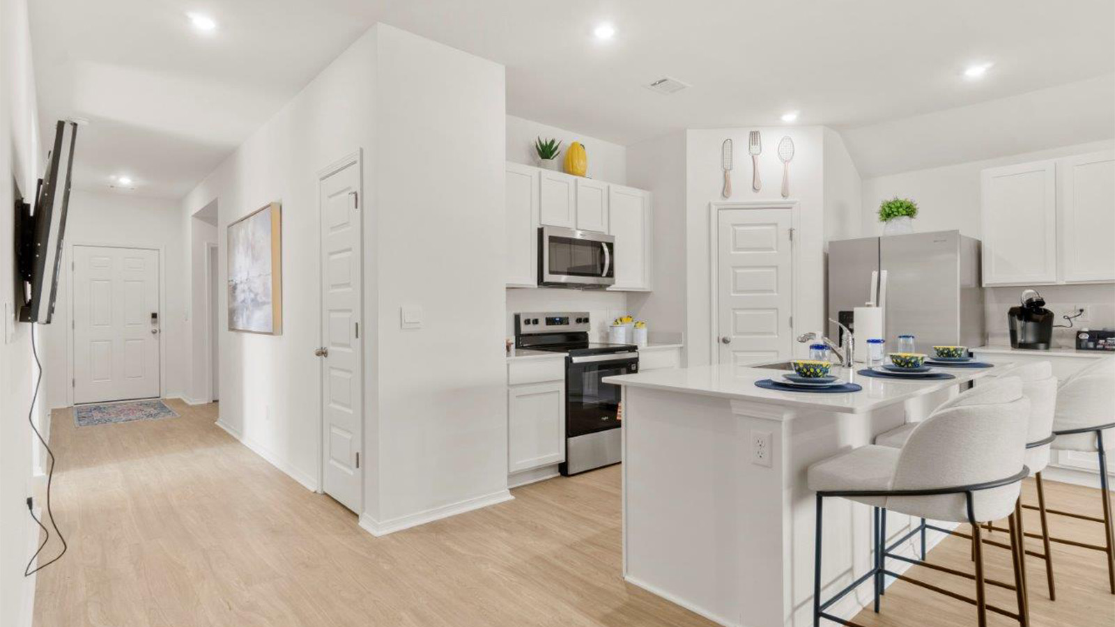 Kitchen Island Hallway