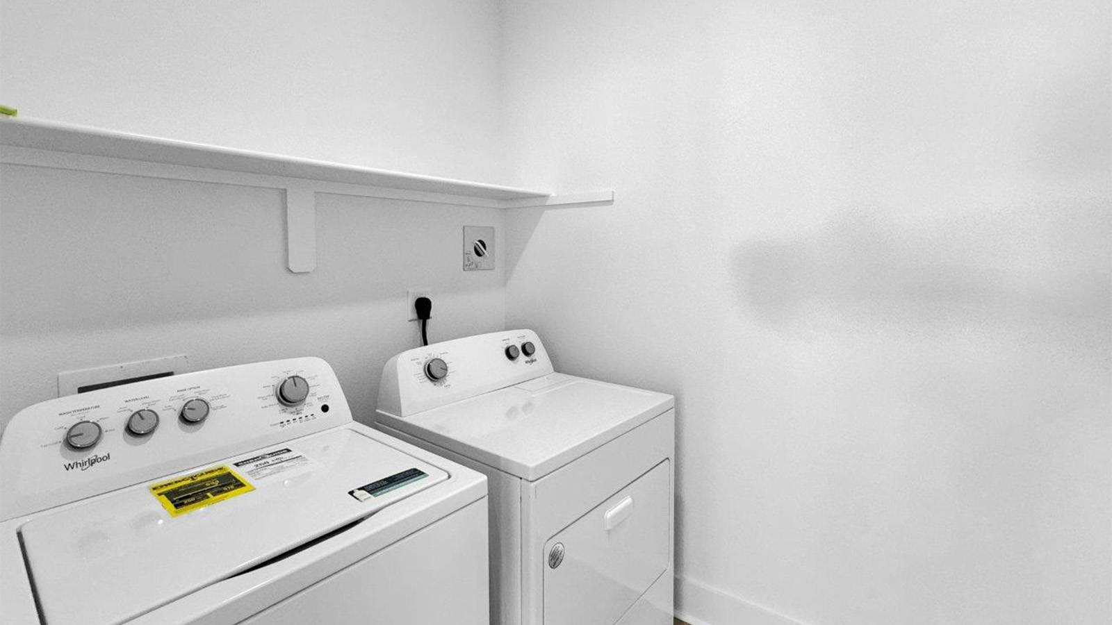 Utility Room Washer and Dryer