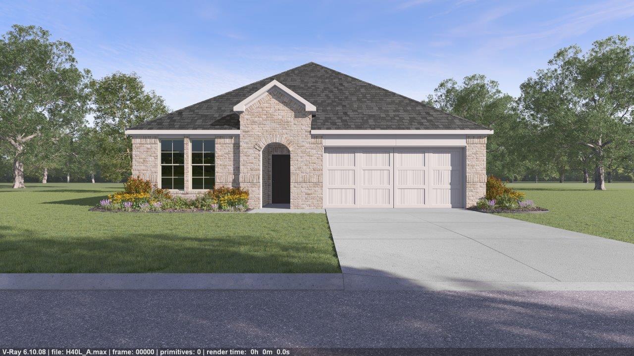 Front A Brick Rendering Exterior