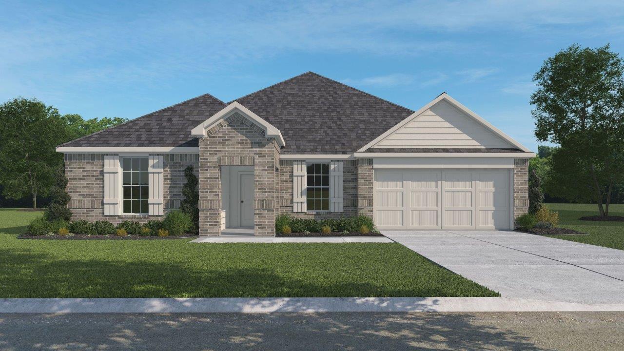 Front A Rendering Brick Exterior