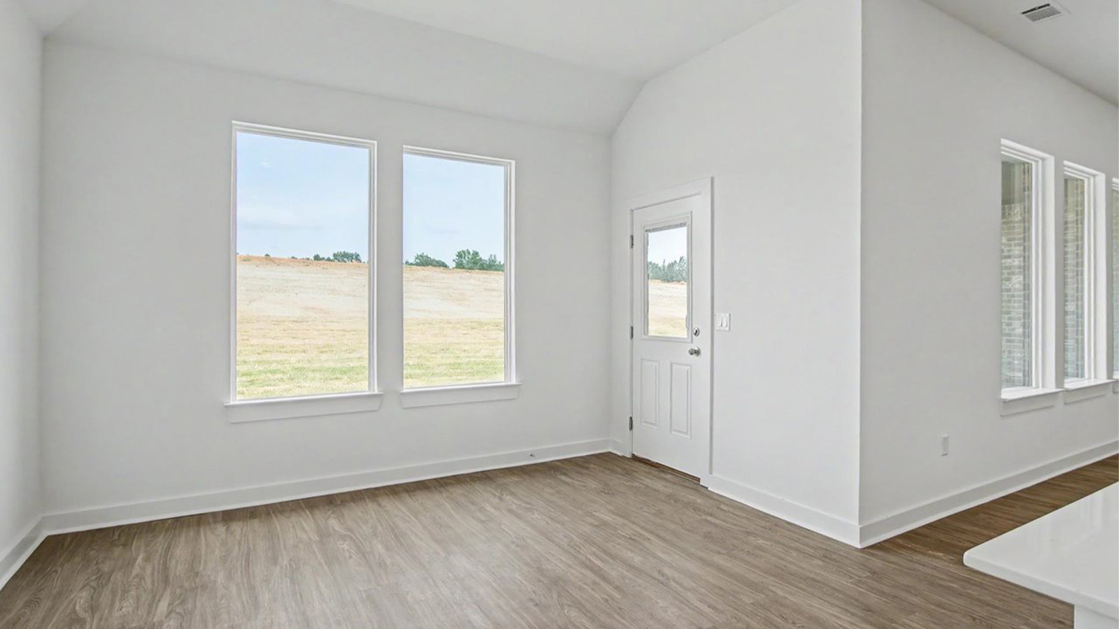 Dining area back door