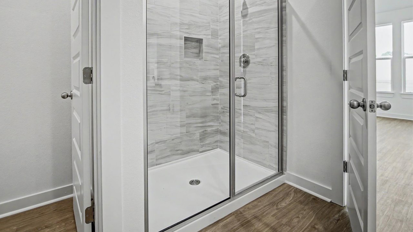 Primary bathroom shower