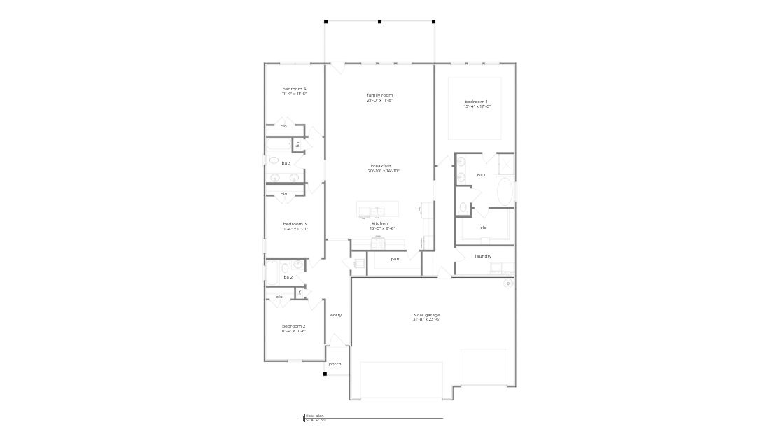 The Pier A and B Floorplan
