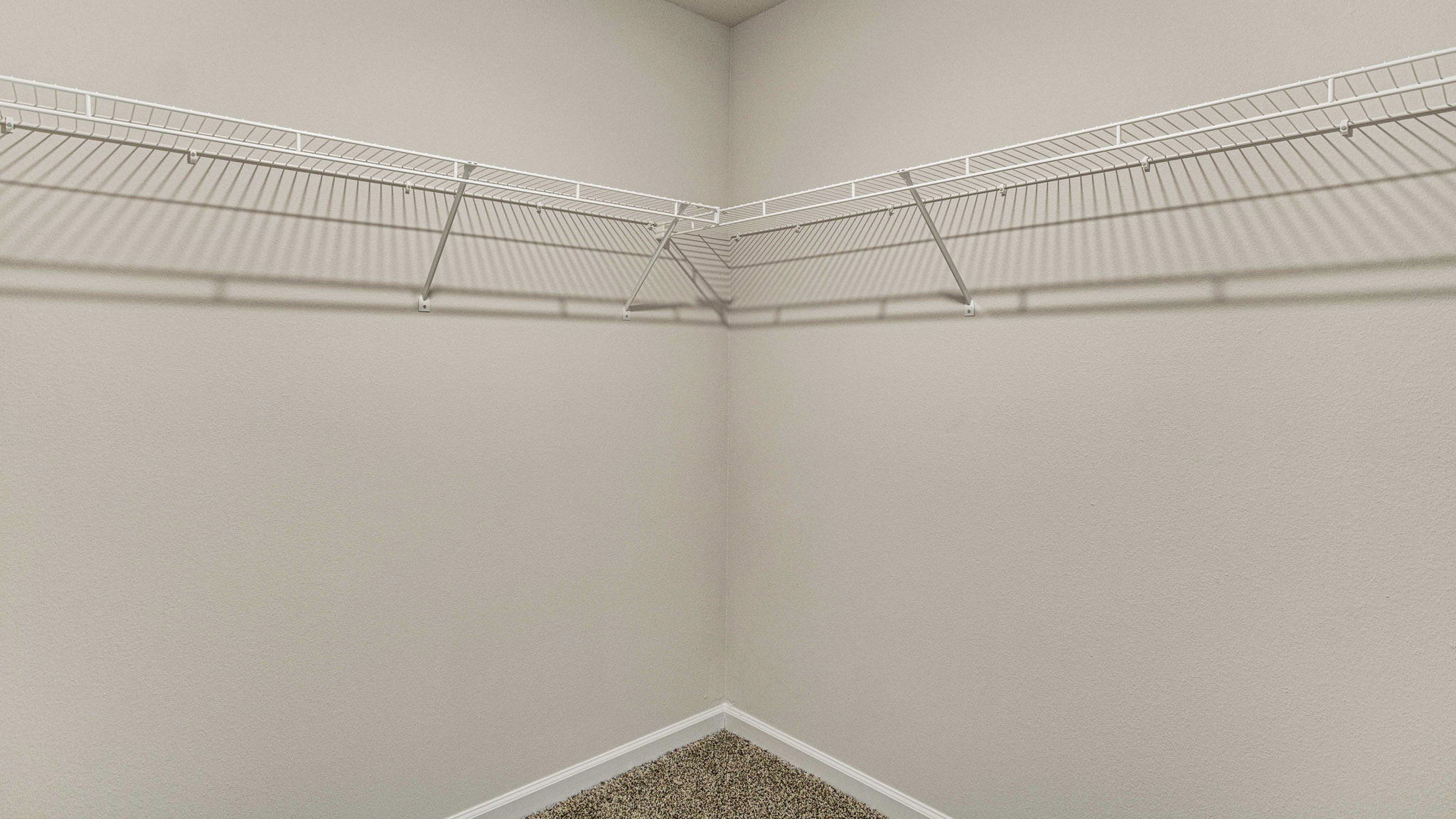 The Cali primary closet with luxury carpet