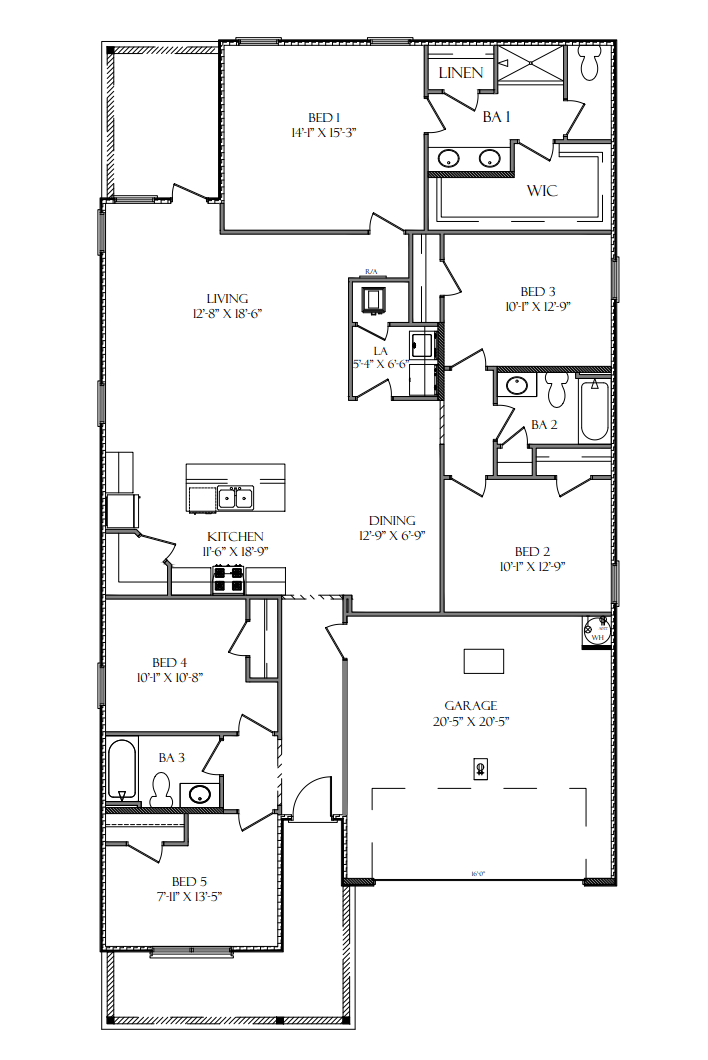 The Creekside Floorplan