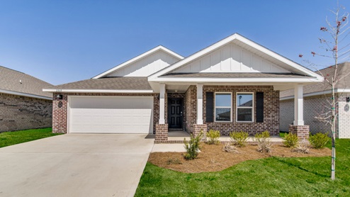 The Lakeside C4 at Patriot Ridge with Brick Exterior