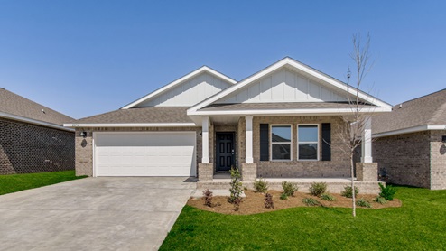 The Lakeside C4 at Patriot Ridge with Brick Exterior