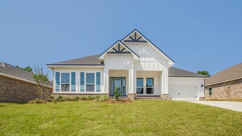 The McKenzie B5 Brick and Hardie Exterior