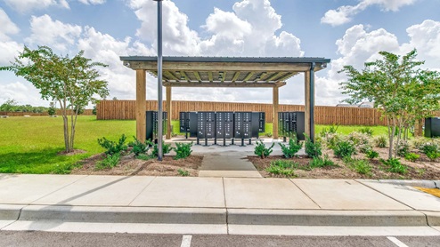 The Blackwater Reserve community mail boxes