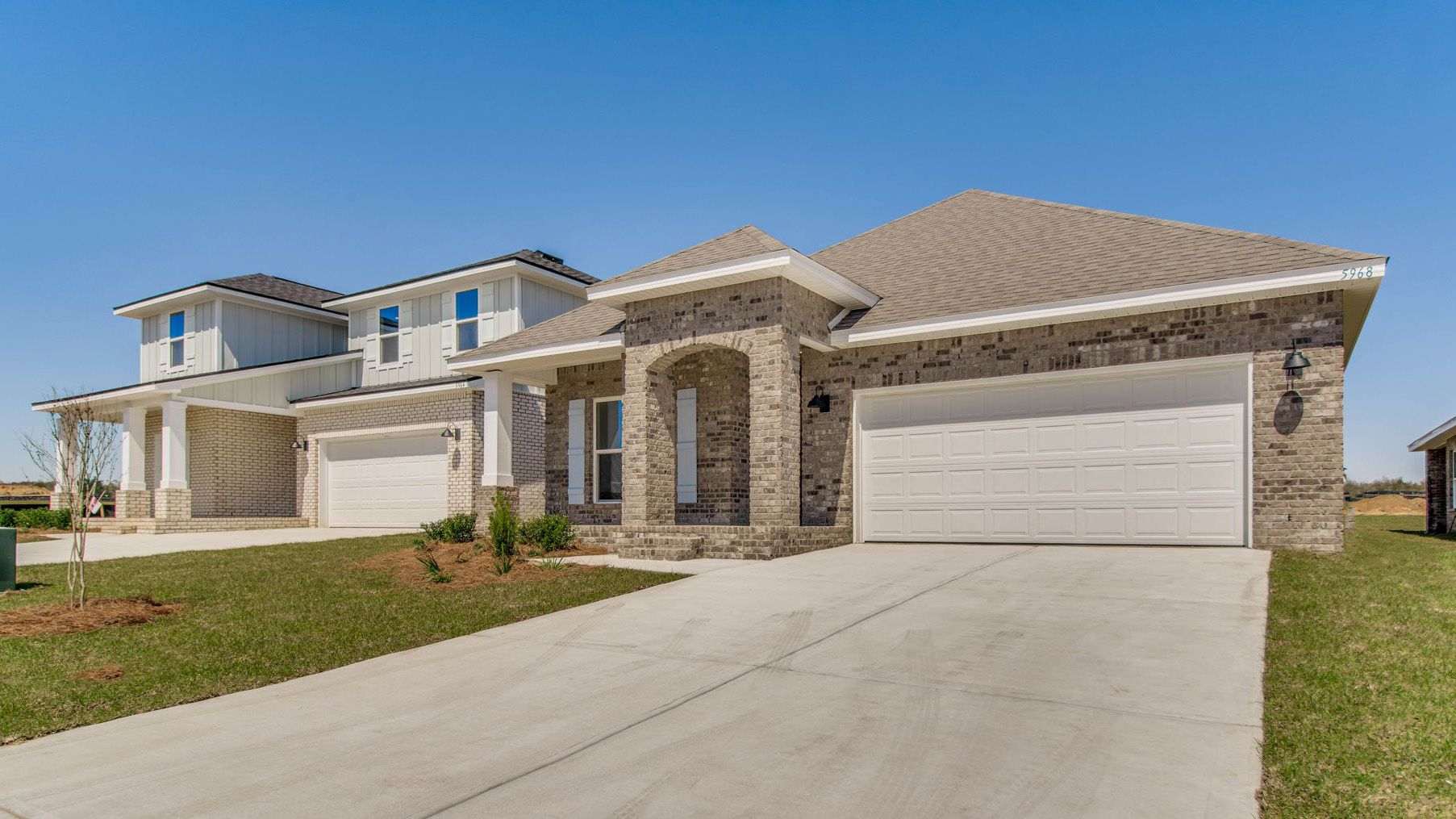 The Lamar C4 with brick exterior