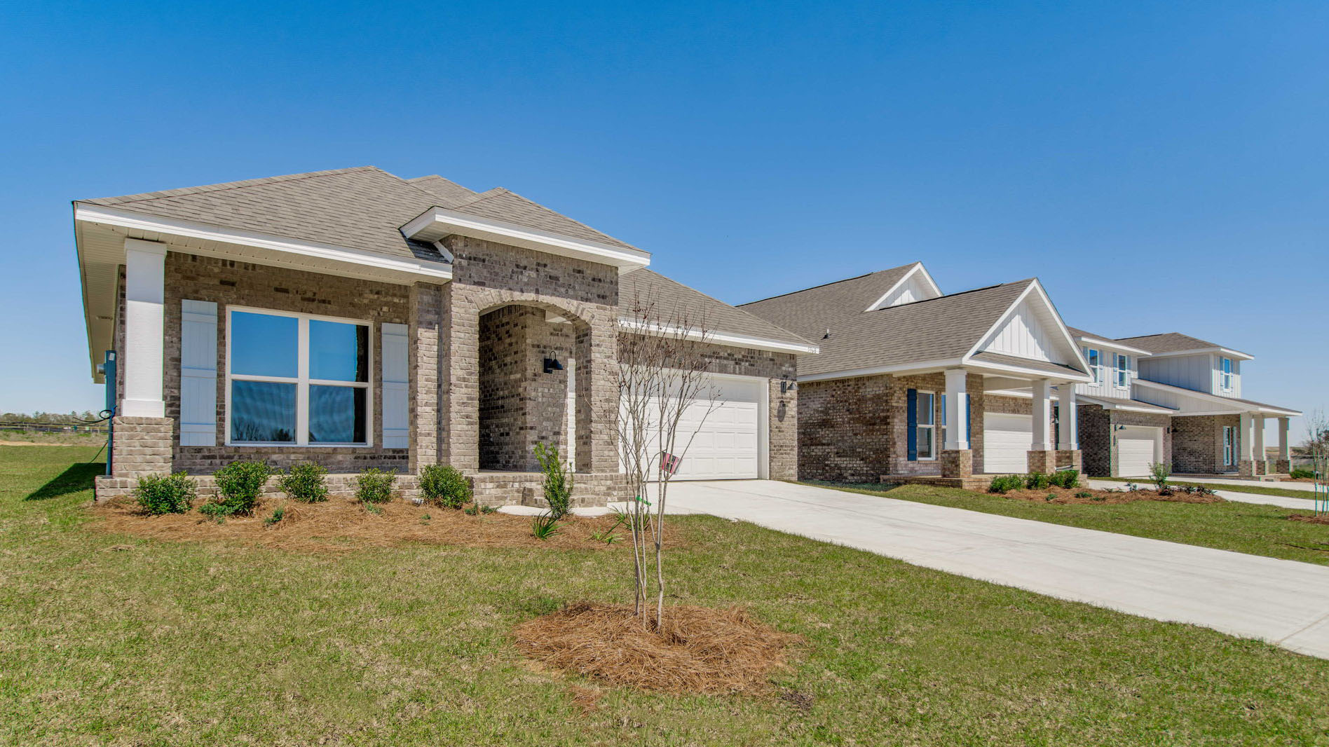 The Lamar C4 with brick exterior