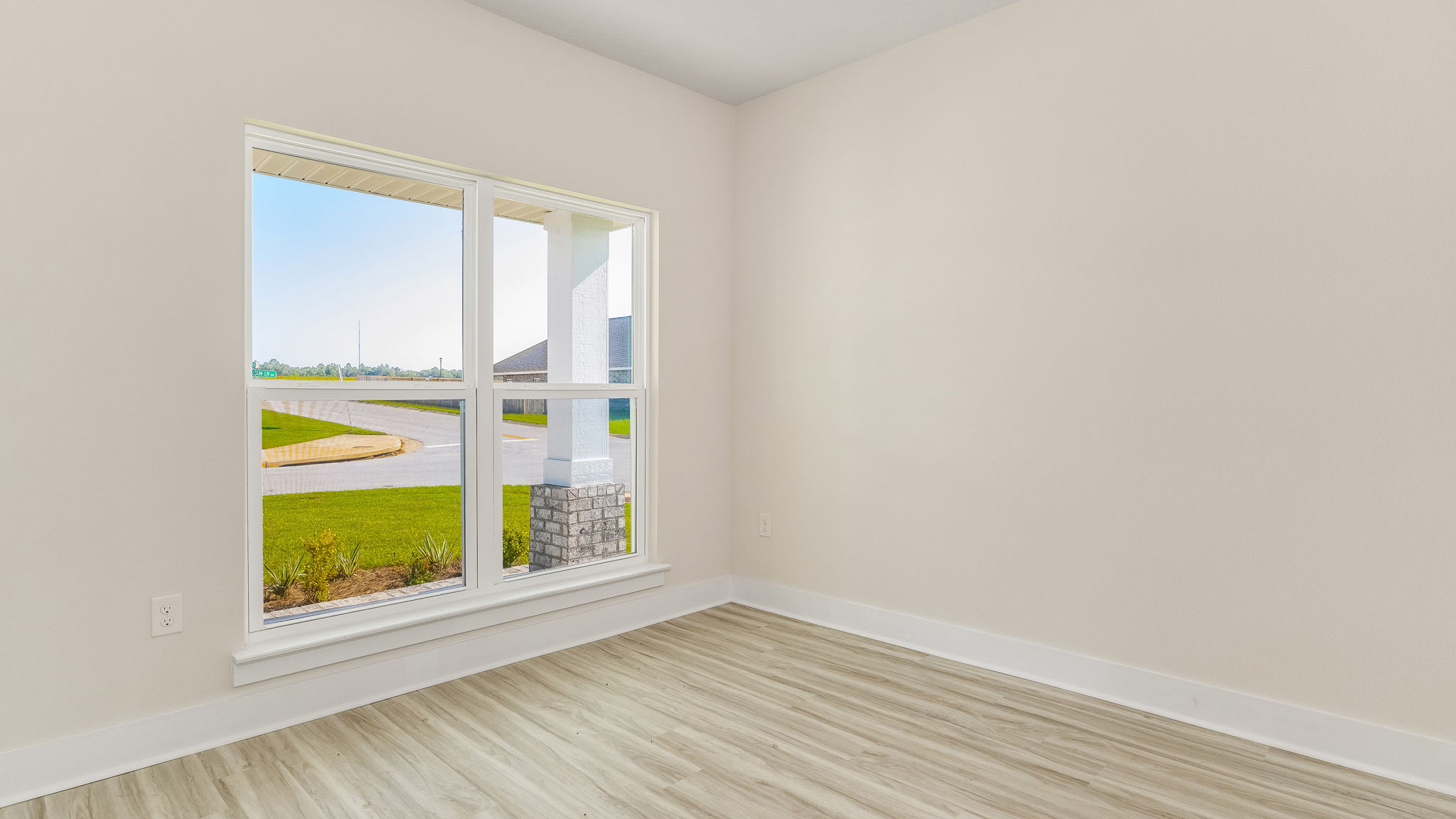 The Oakley floorplan study or bonus room with LVP throughout