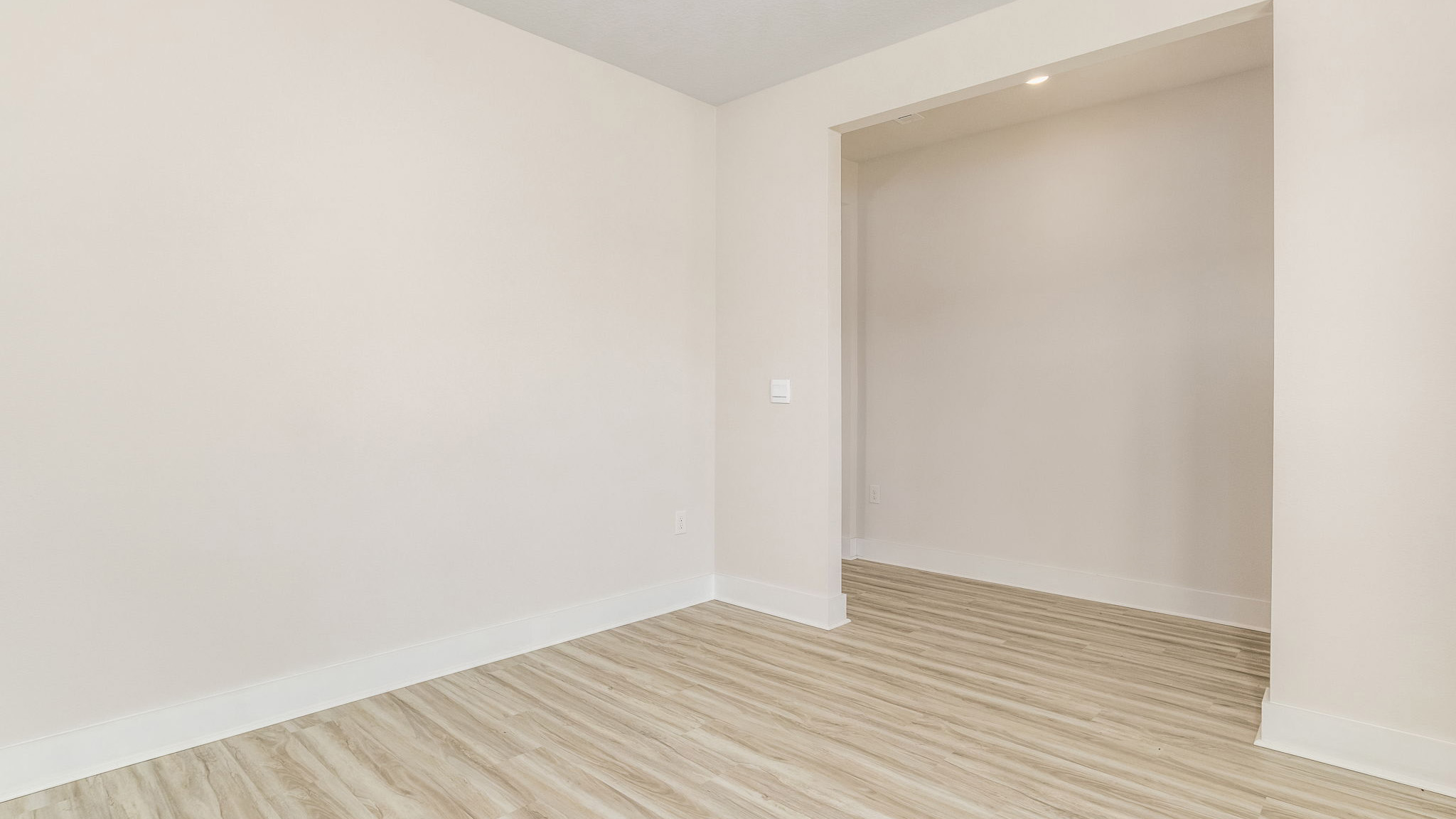 The Oakley floorplan study or bonus room with LVP throughout