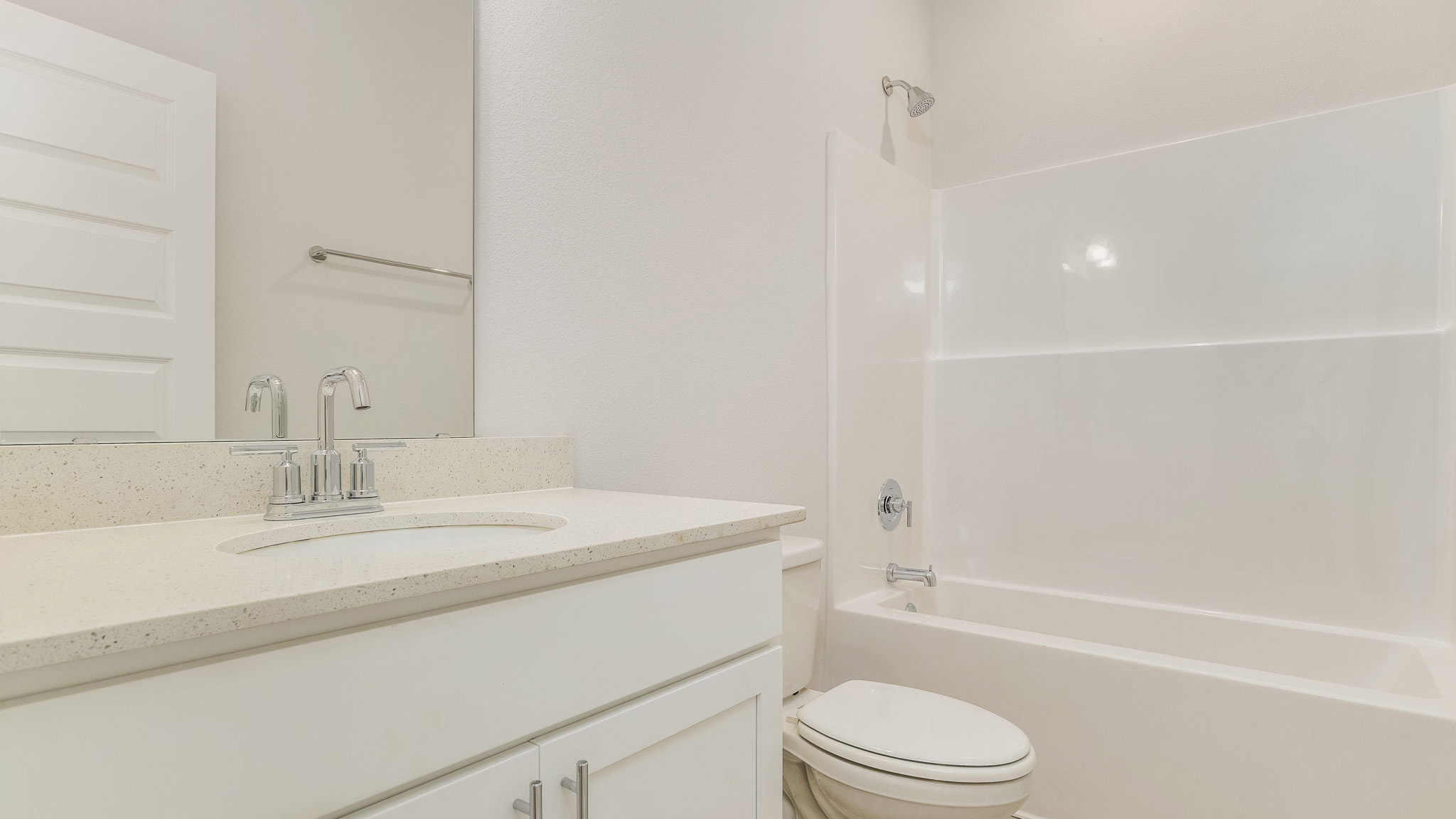 The Oakley floorplan guest bathroom with shower tub combo