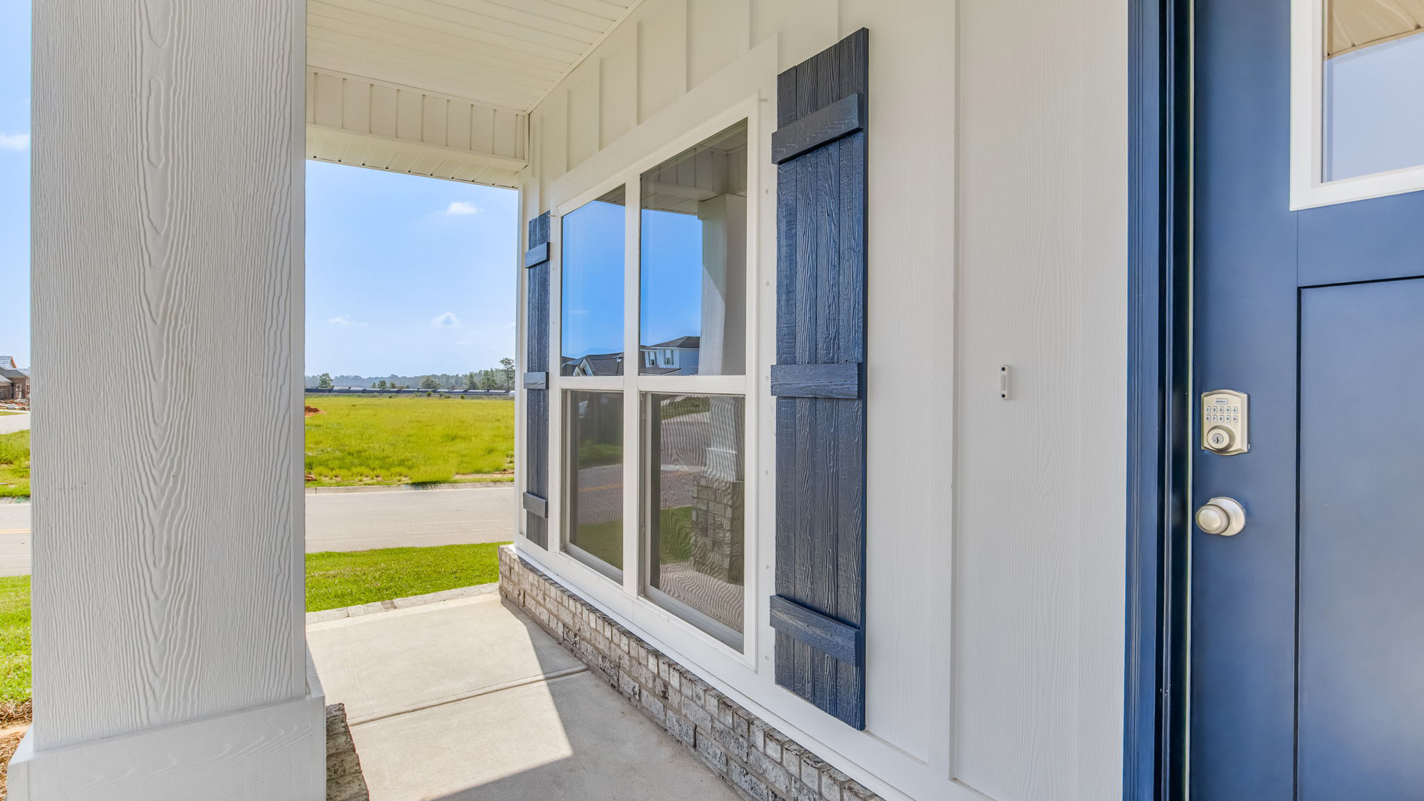 The Oakley with brick exterior