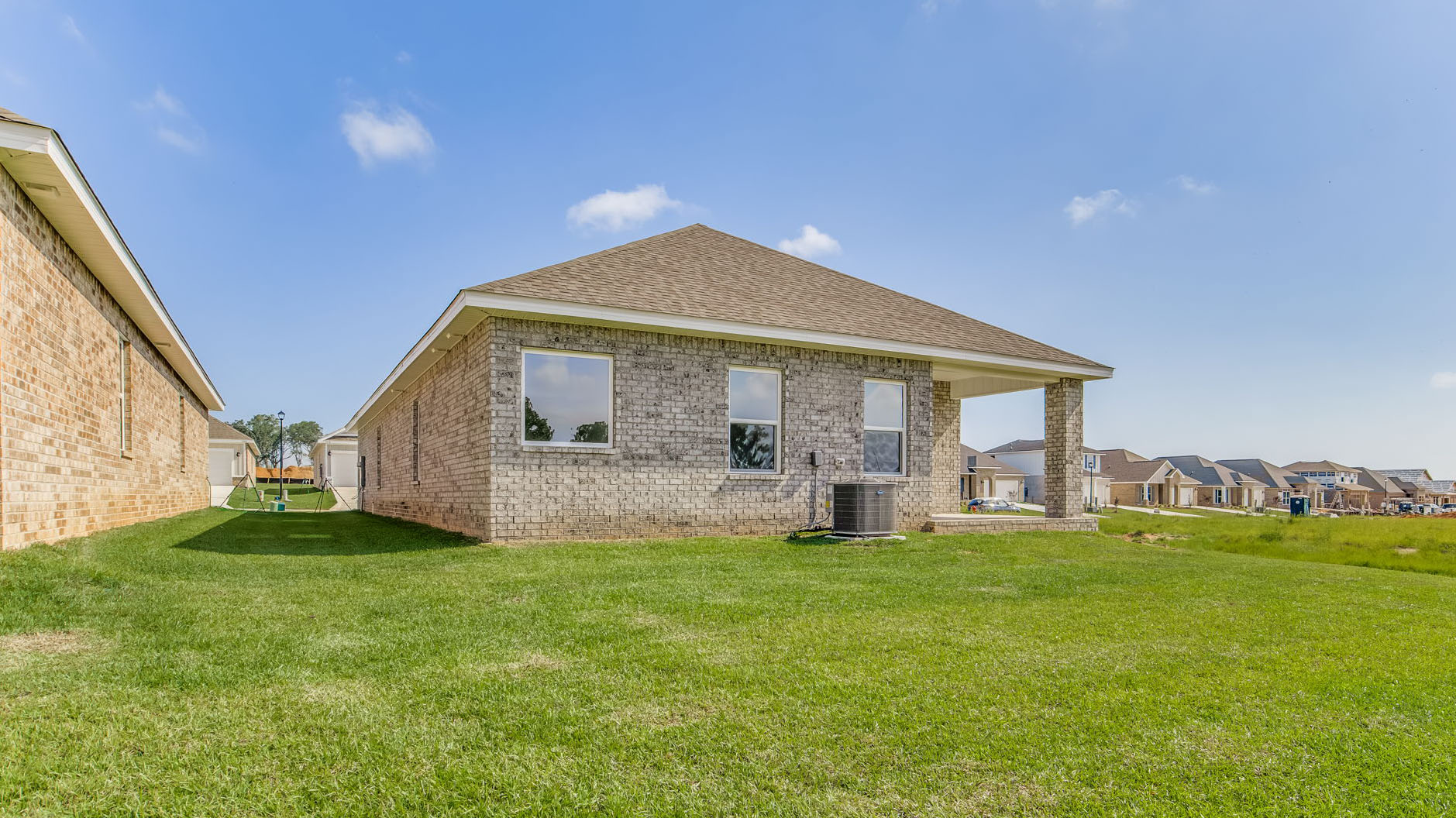 The Oakley with brick exterior