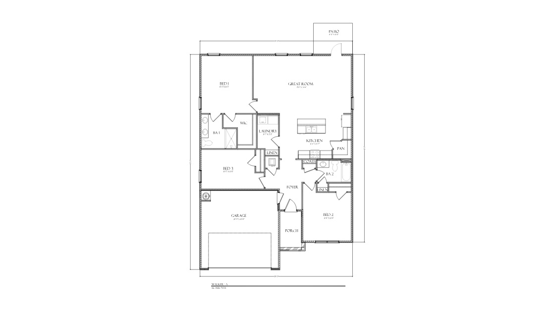The Walker A Floorplan