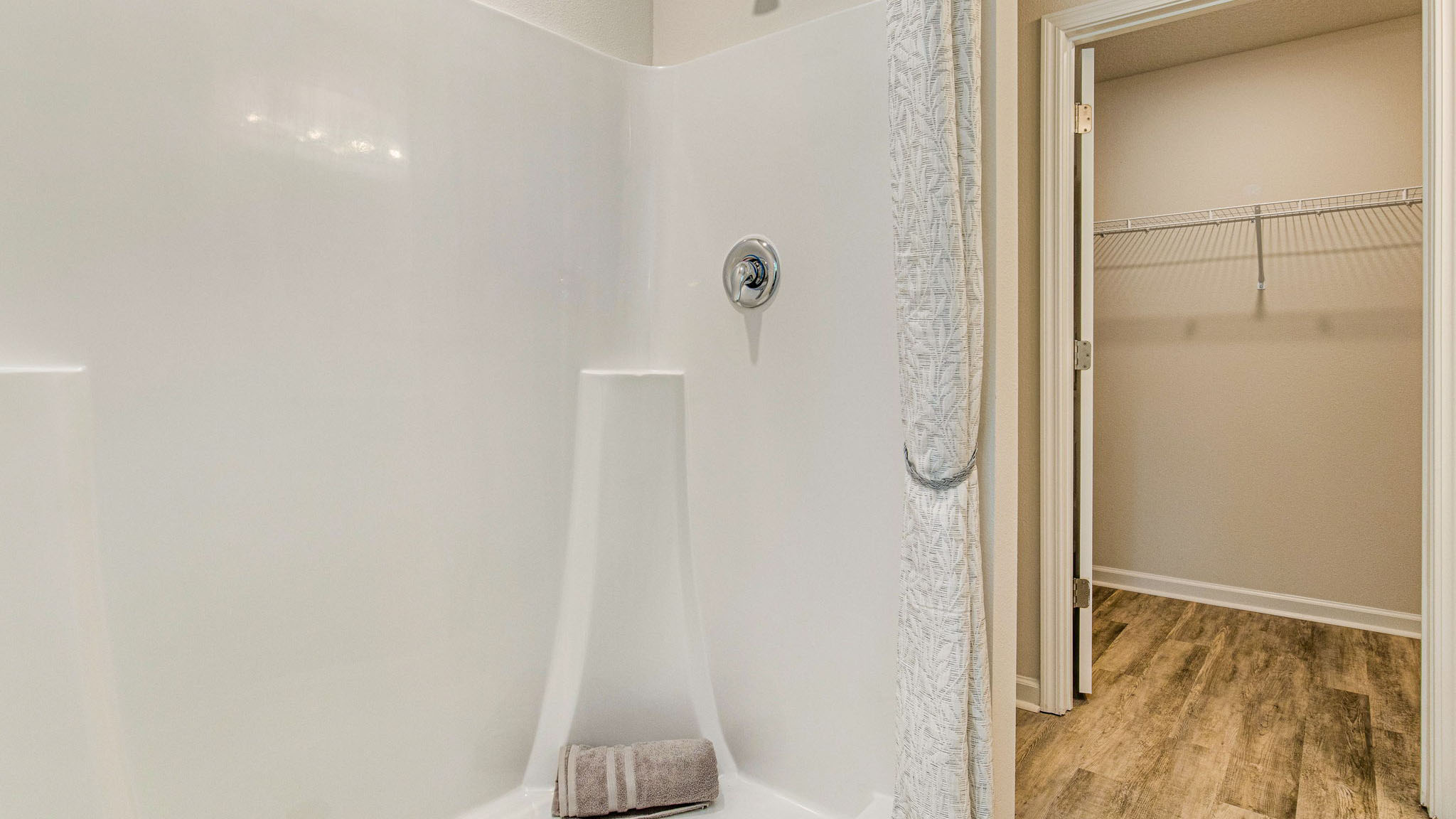 The Callaway floorplan primary bathroom shower