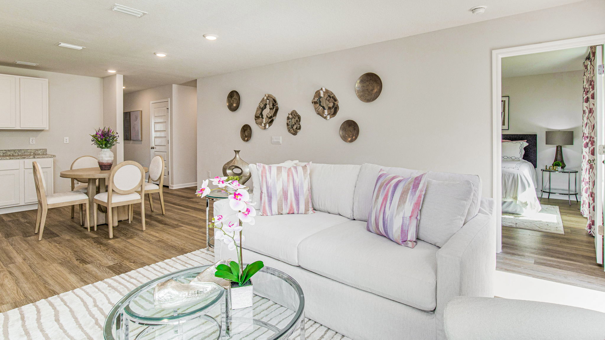 The Sullivan floorplan open concept living room