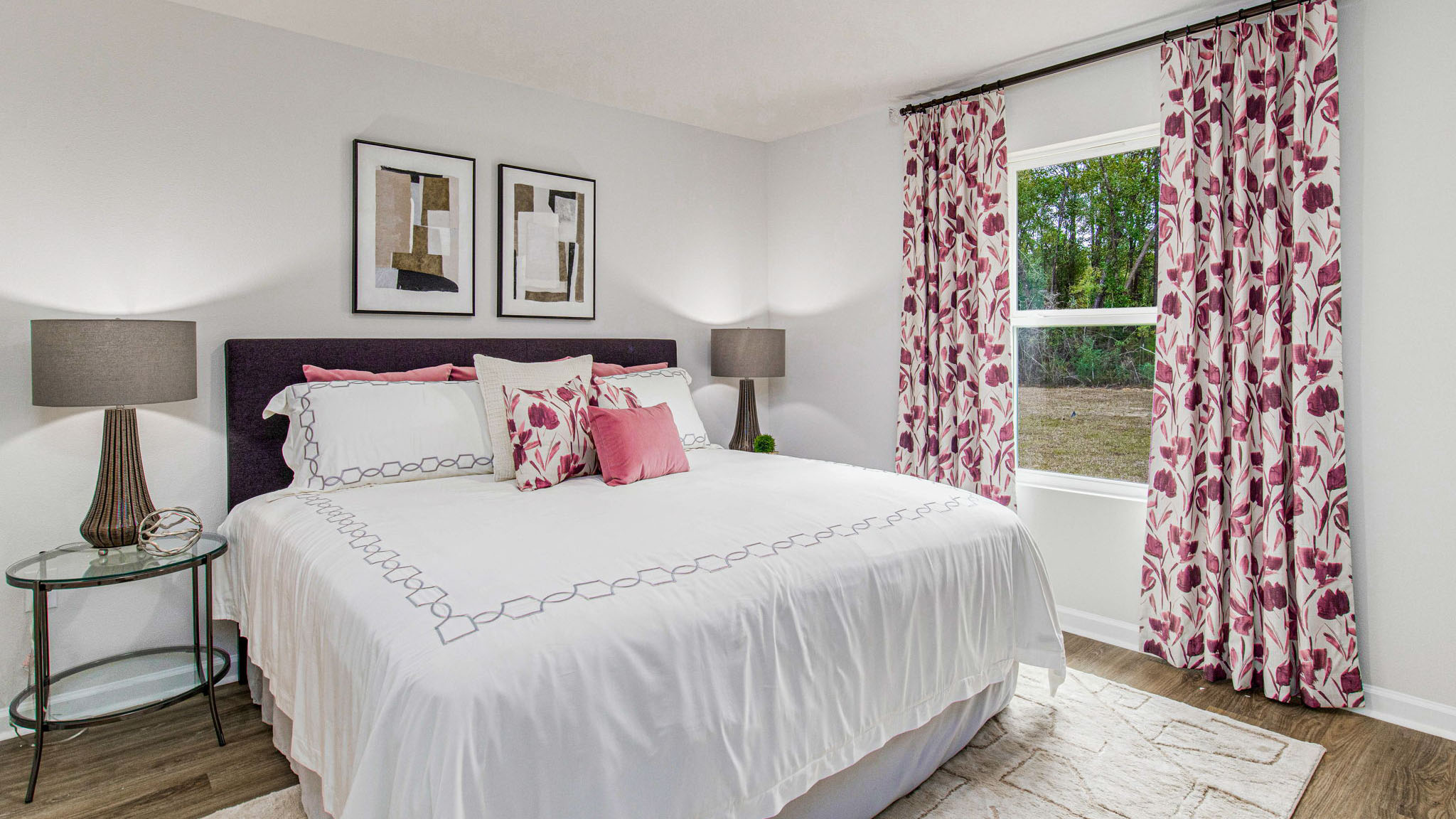 The Sullivan floorplan primary bedroom with window view