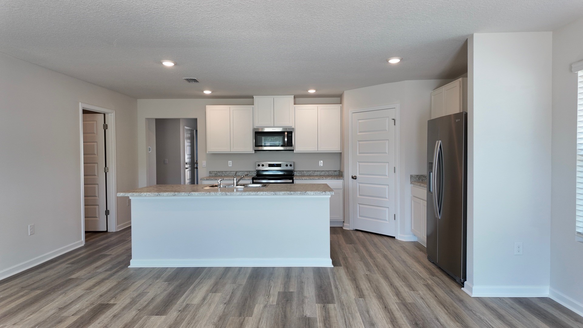 The Lismore floorplan open concept kitchen space