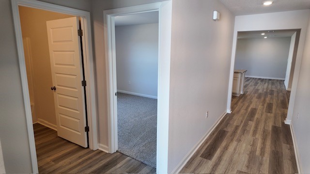 The Lakeside floorplan entry way with EVP flooring throughout