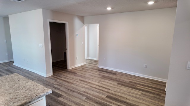 The Lakeside floorplan dining room with EVP flooring throughout
