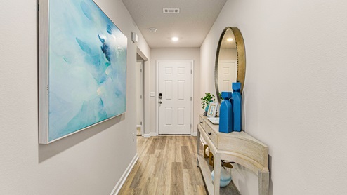 The Highlands Lakeside Model Home entryway