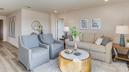 The Lakeside living room