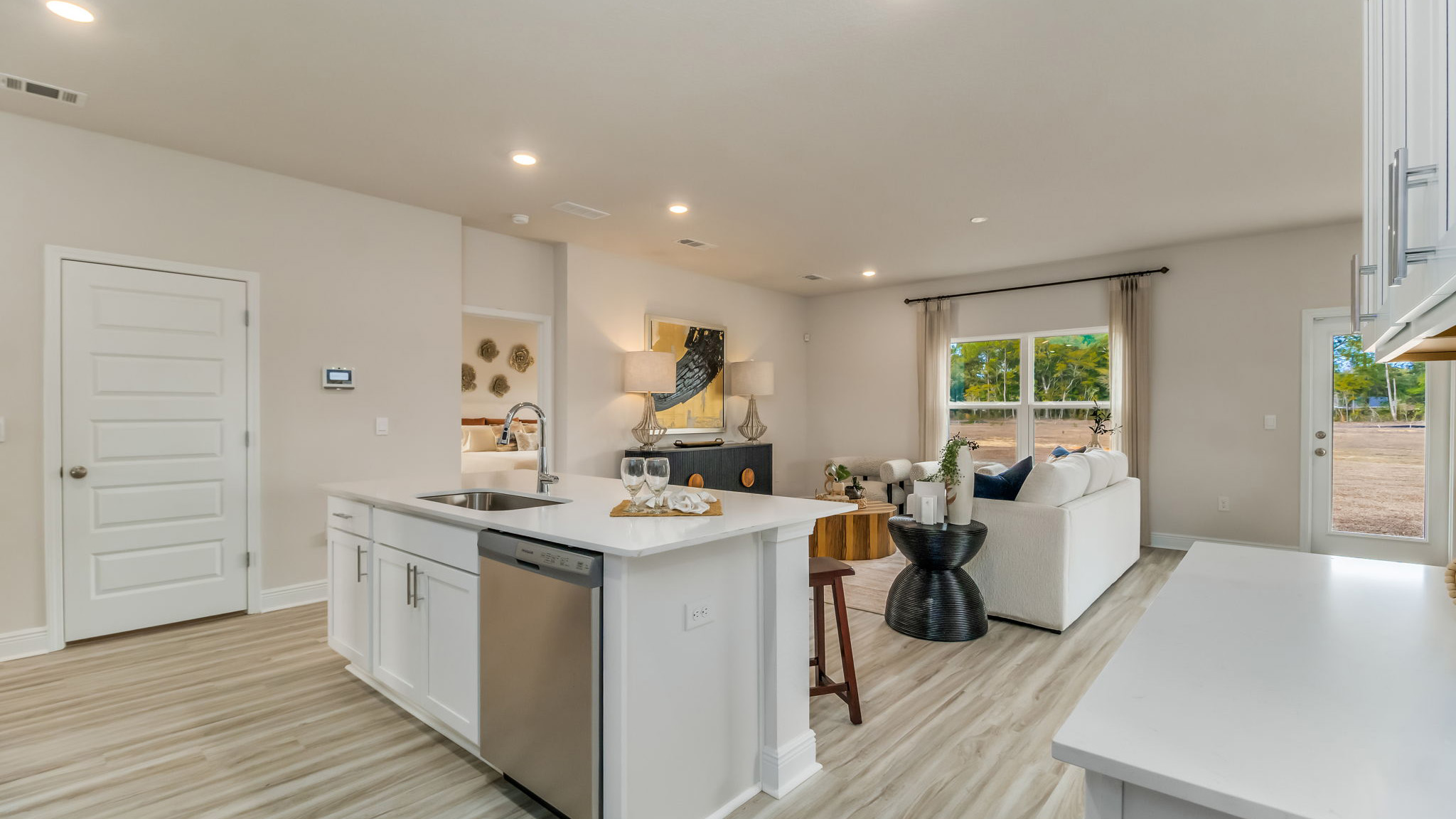 The Belfort floorplan kitchen and dining room