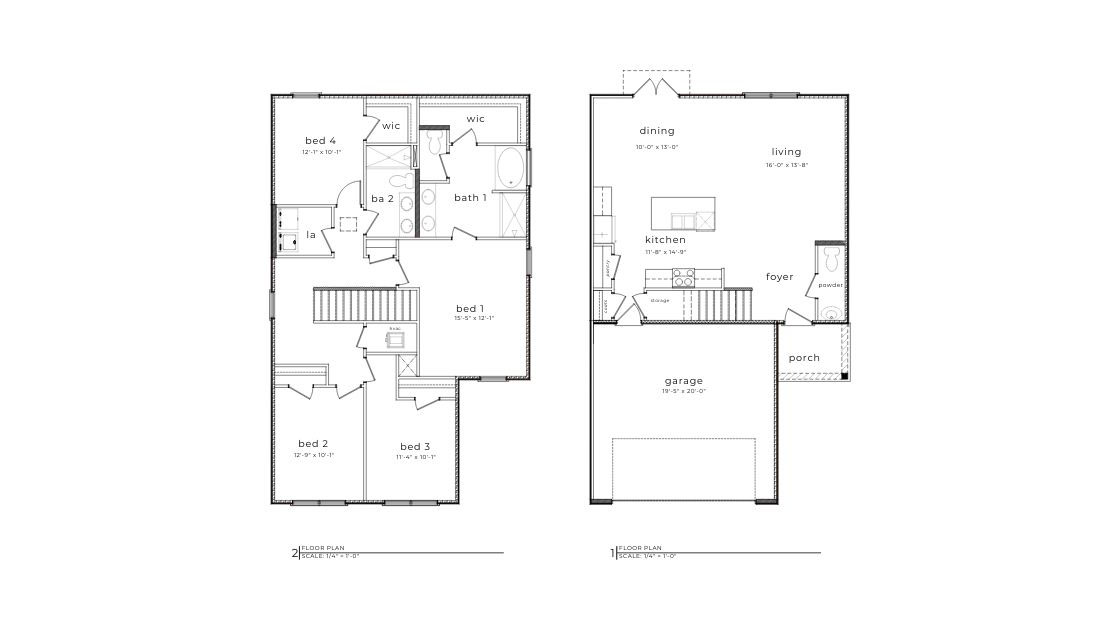 The Abigail A and B Floorplan