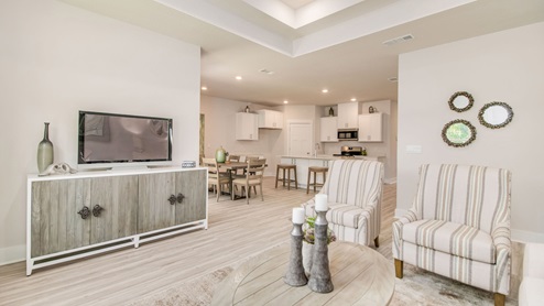 The Rhett open concept living room