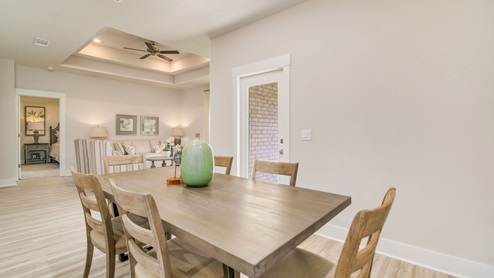 The Rhett dining room with EVP flooring throughout