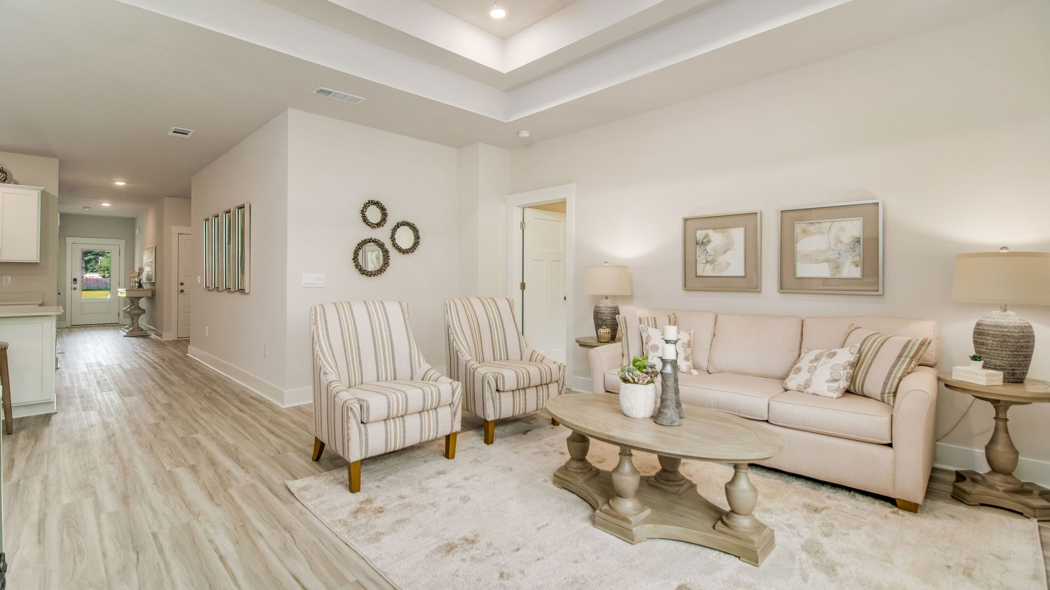 The Rhett floorplan open concept living room