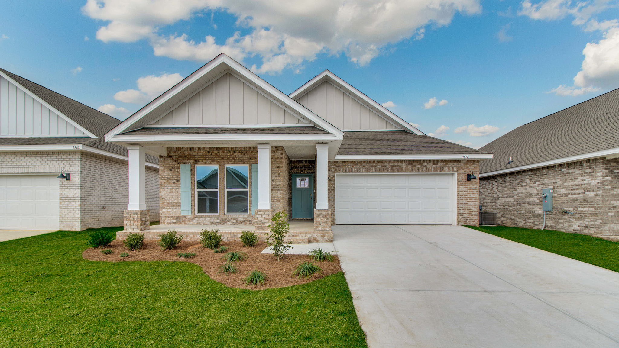 The Riverside C4 with brick exterior