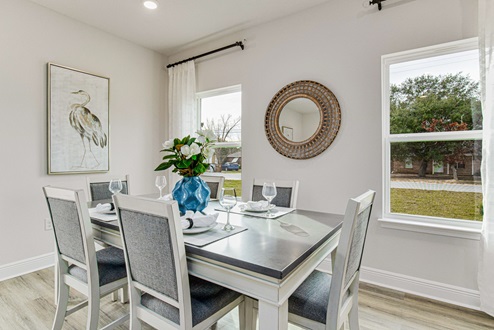 Dining room in the Palm Floorplan