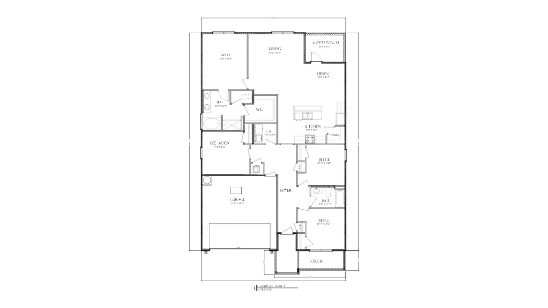 The Beau D Floorplan