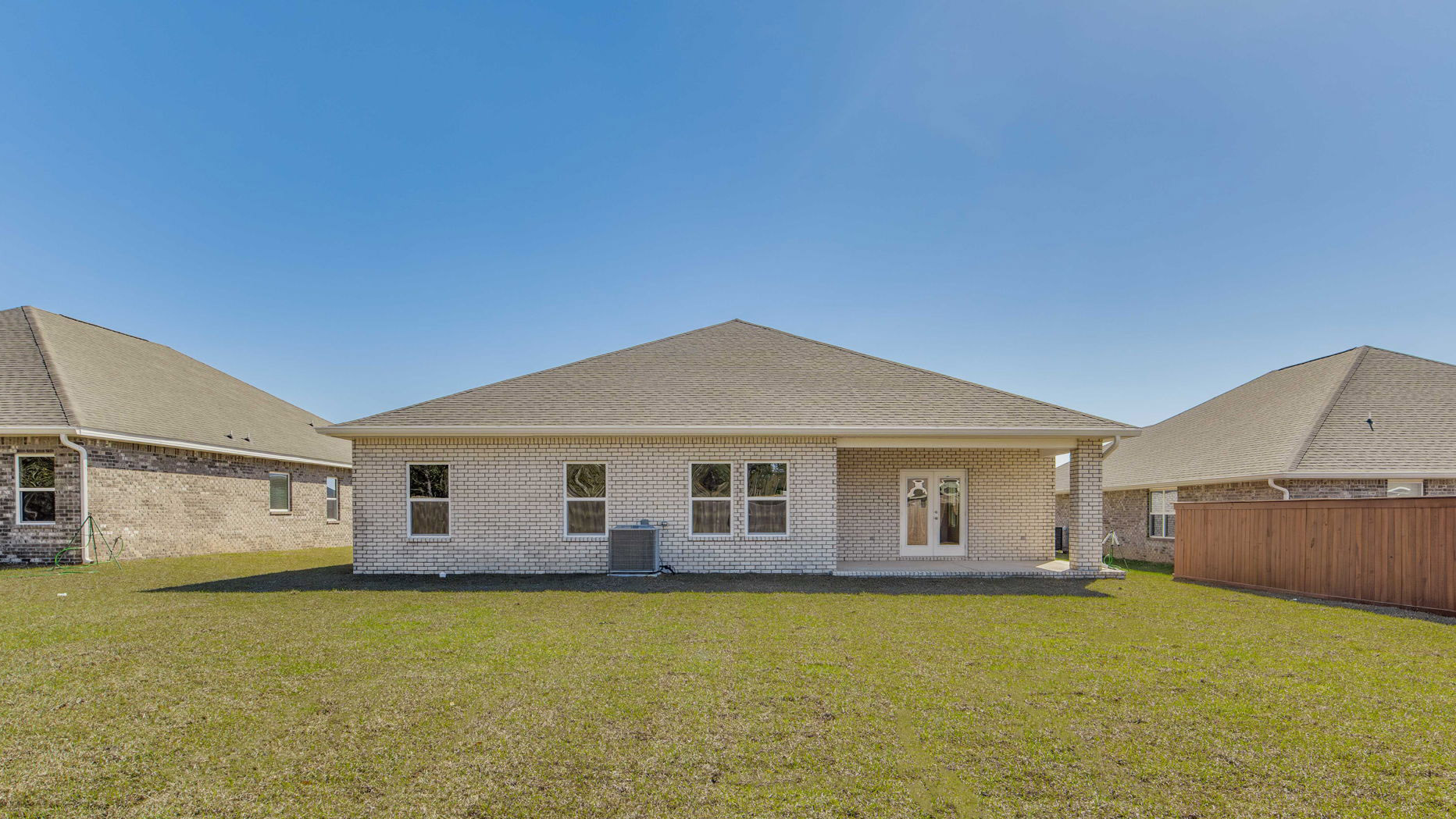 The Camden A5 with brick exterior