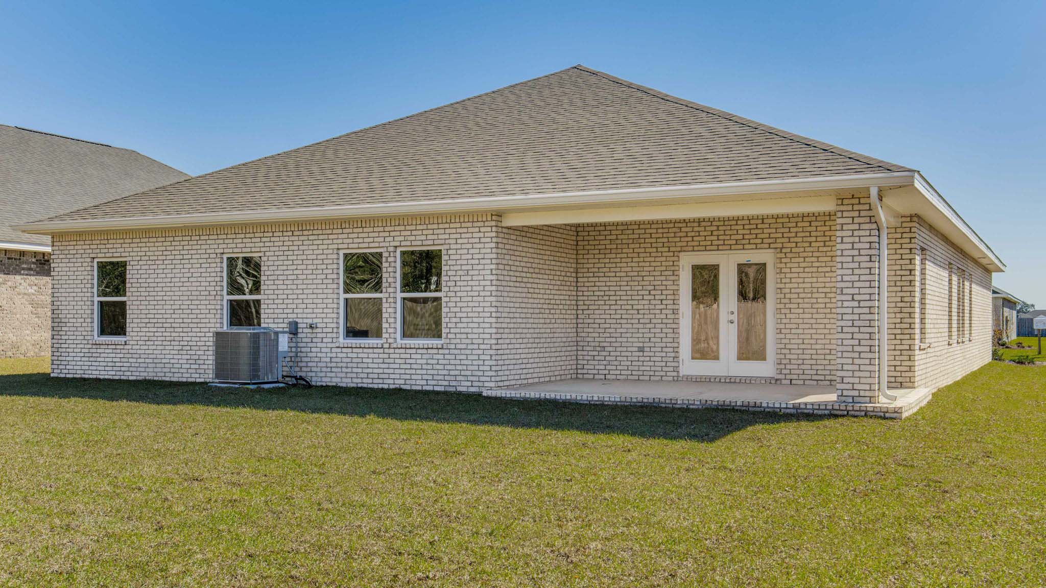 The Camden A5 with brick exterior