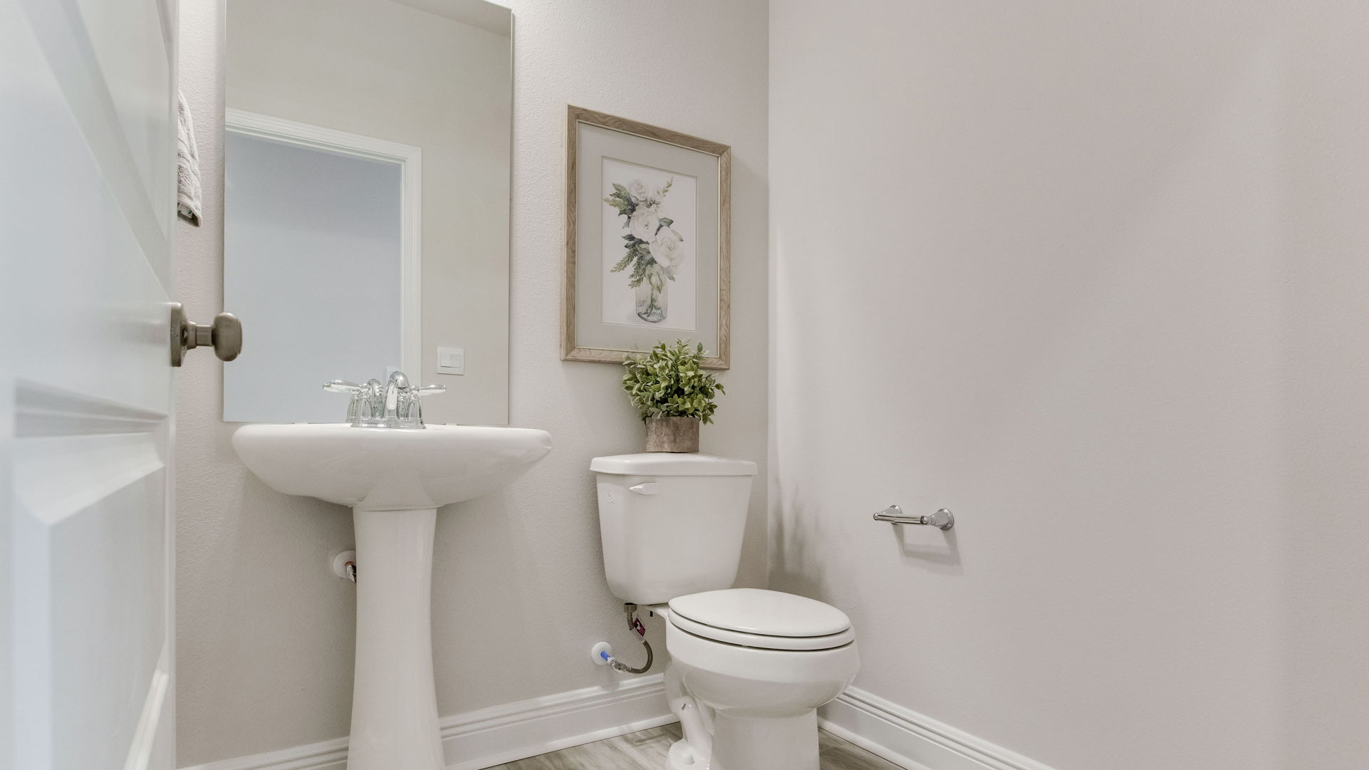 The Camden floorplan powder room