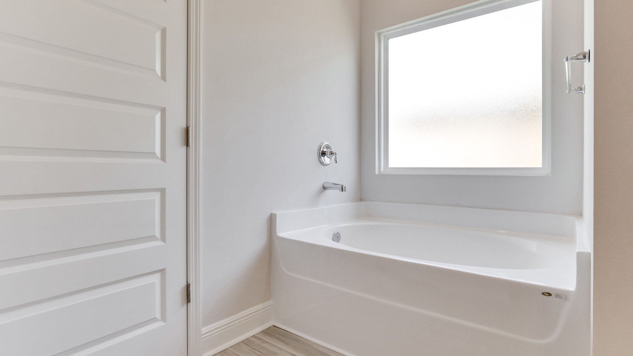 The Camden floorplan primary bathroom with separate soaking tub