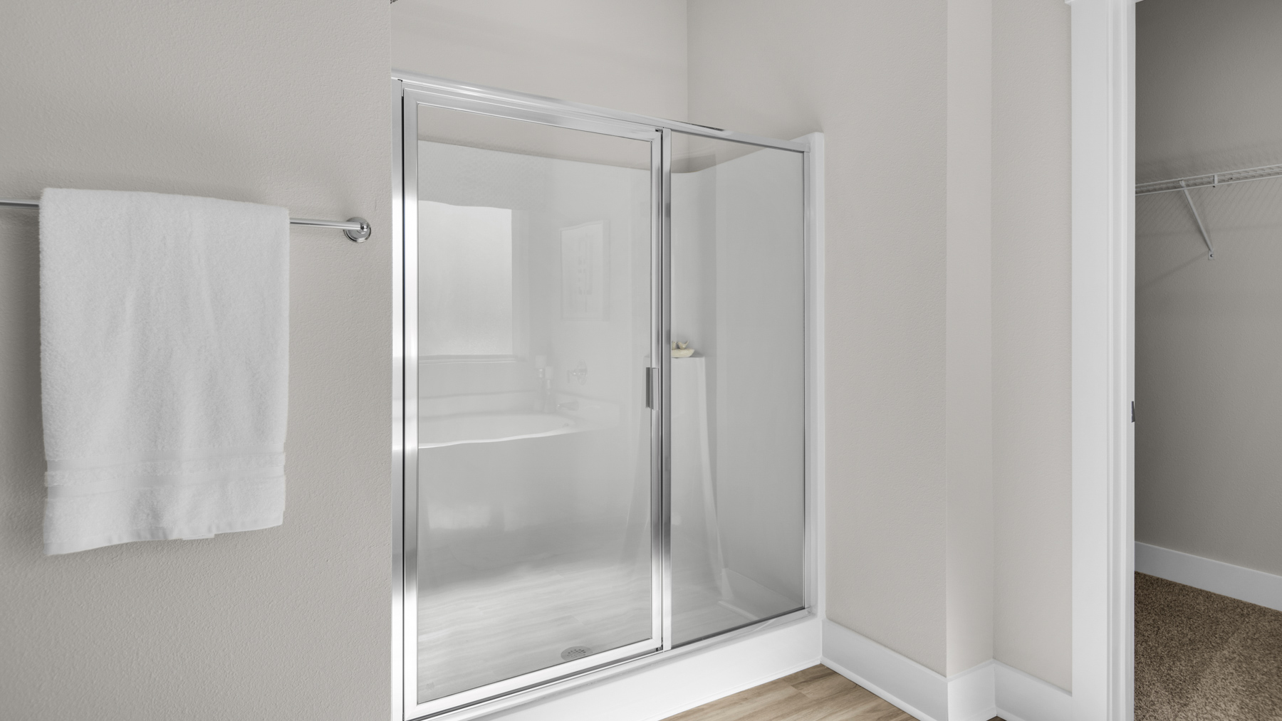 The Destin floorplan primary bathroom shower