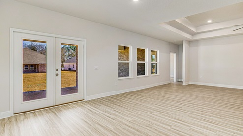 The McKenzie floorplan open concept living room