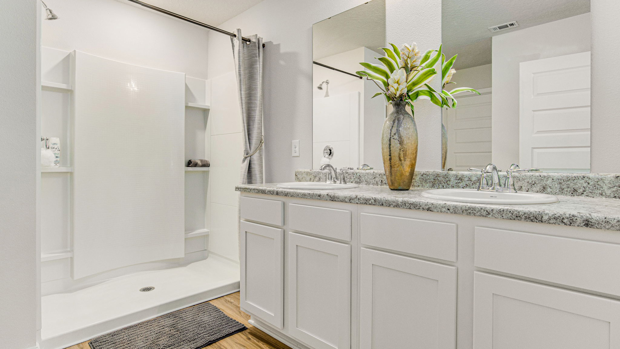 The Cali floorplan primary bathroom with shower