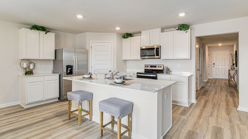 The Cali open concept kitchen