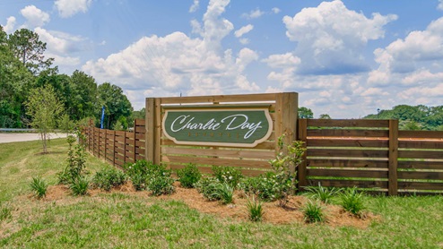 Charlie Day Estates Community Sign