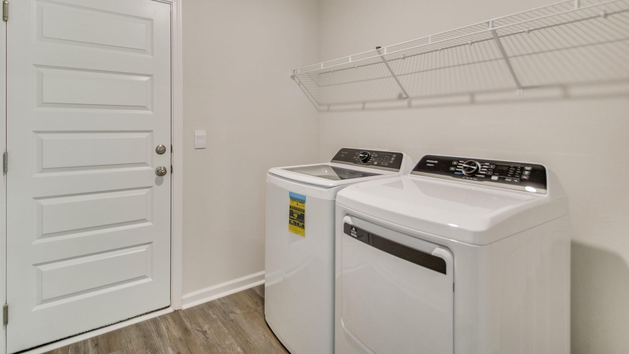 The Sawyer floorplan laundry room space