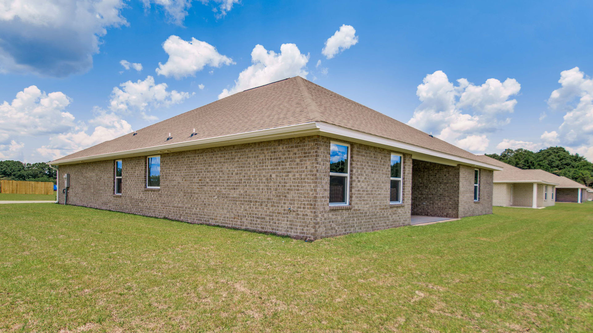 The Sawyer A4 with brick exterior