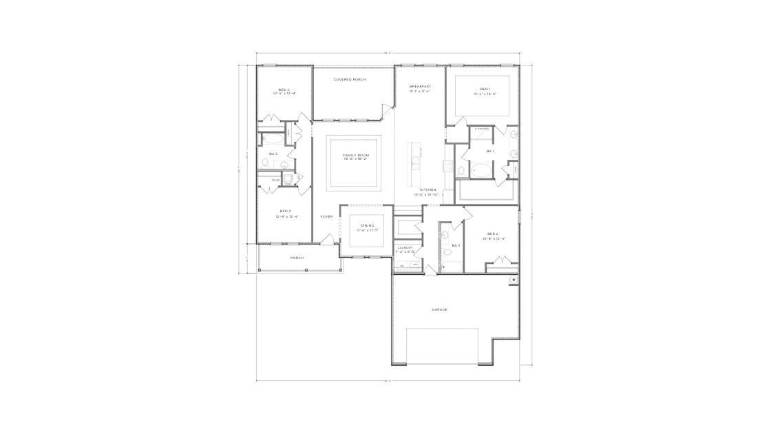 The Parker B and C Floorplan