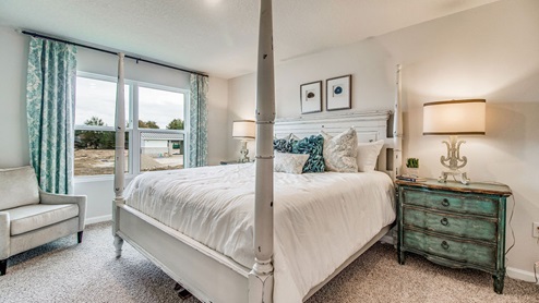 Cali model primary bedroom